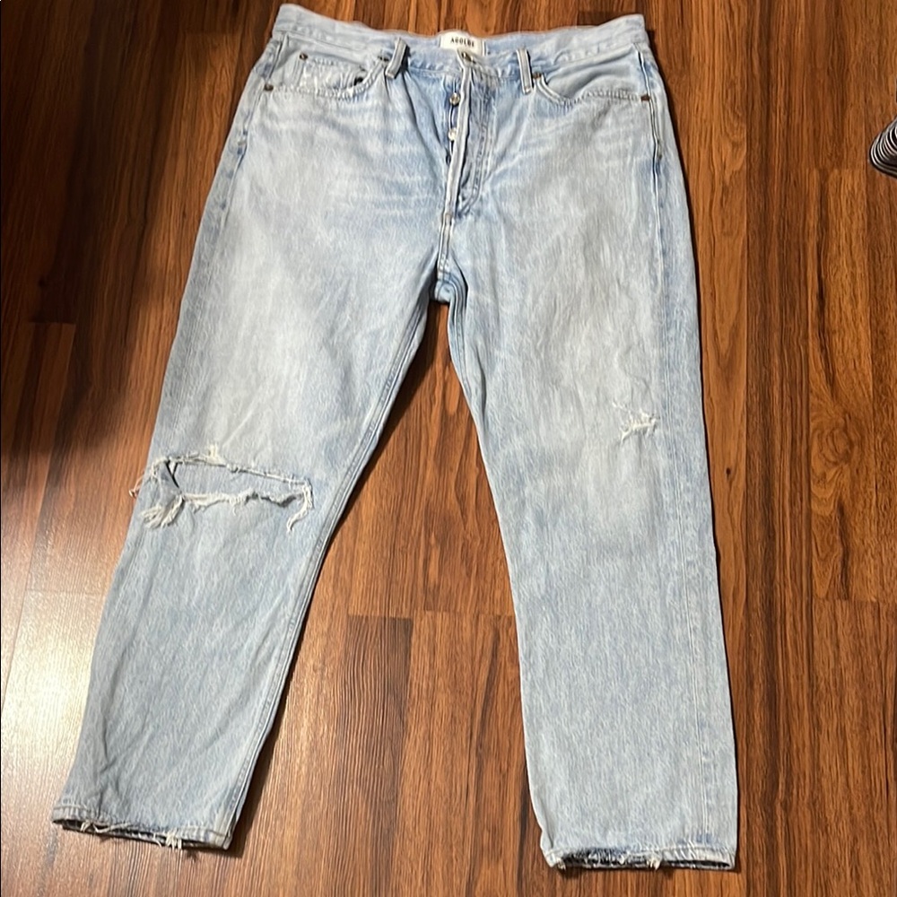 Agolde Light Blue Distressed Women’s Jeans size 31